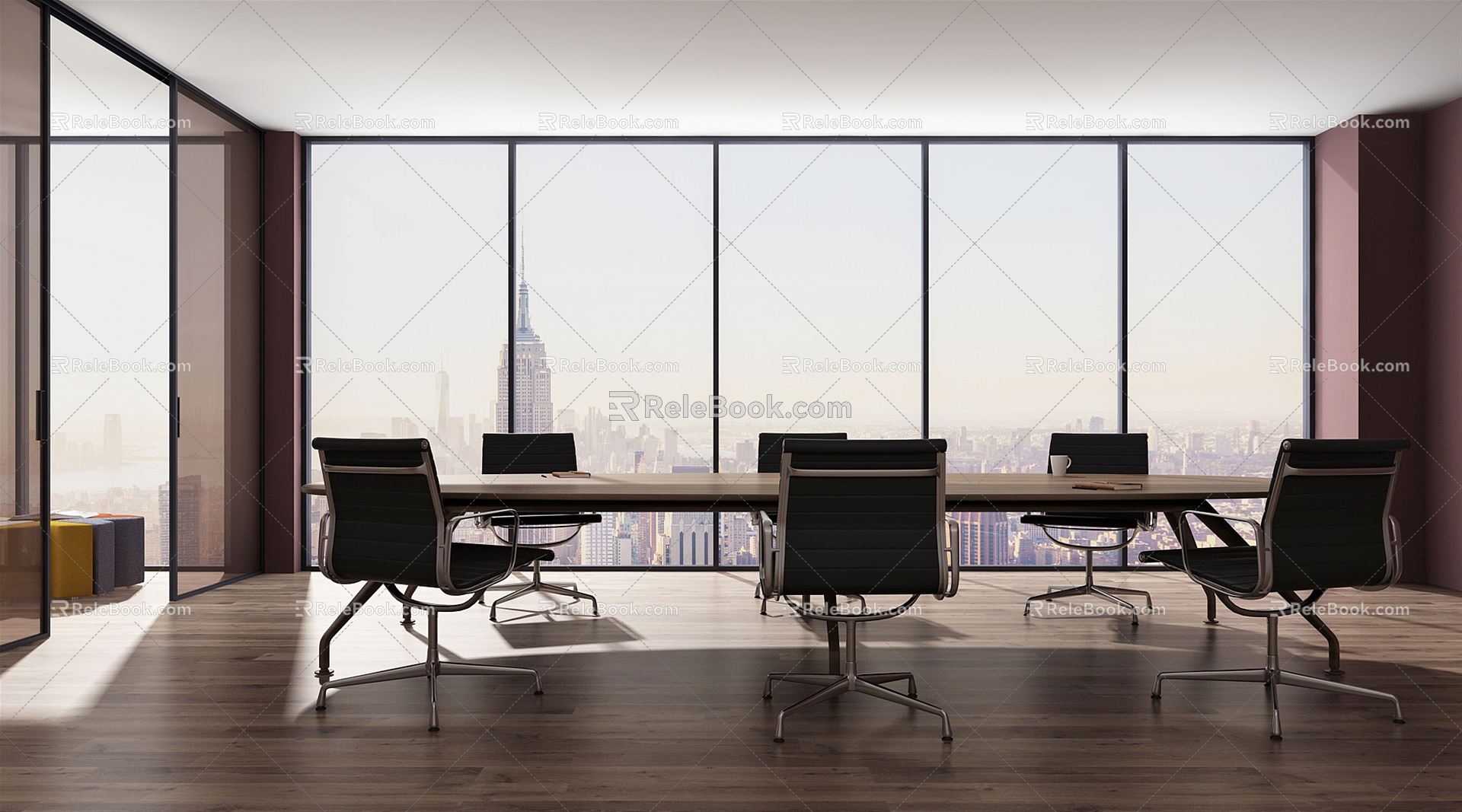 Modern Conference Room 3d model