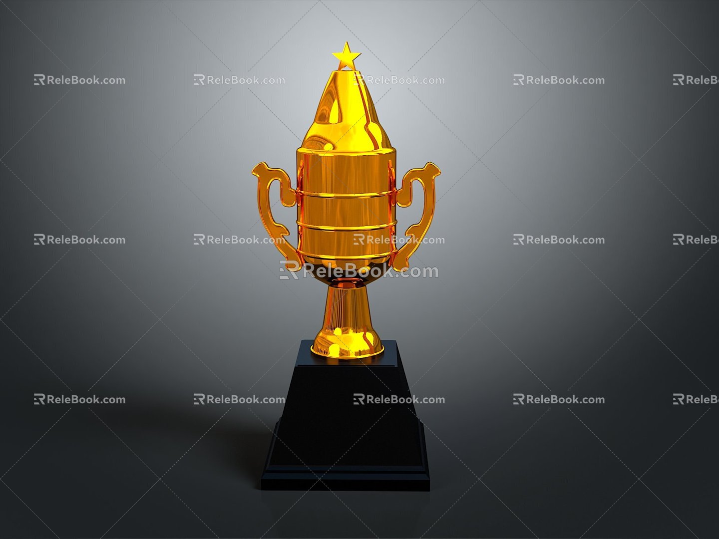 World Cup Football Trophy Champion Trophy Gold Cup Trophy World Cup Gold Cup Game Trophy Sporting Goods 3d model