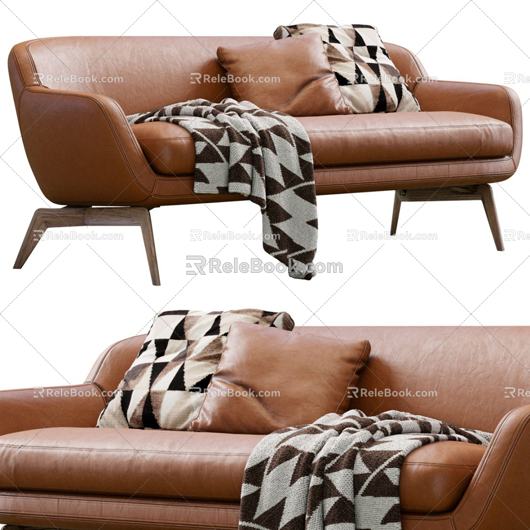 Modern Minotti Multiplayer Sofa 3d model