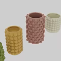 Colorful Ceramic Vessels with Bumpy Sphere Design for Modern Home Decor