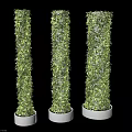Lush Green Decorative Vines Covering Pillars For Indoor Outdoor Garden Decor