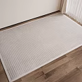 modern square carpet 3d model