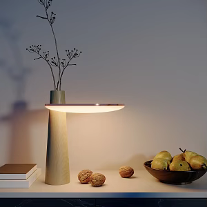 Modern Log Table Lamp 3d model
