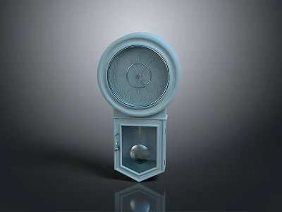 Gray Ventilation Device With Circular Panel And Cabinet Containing Sphere 3d model