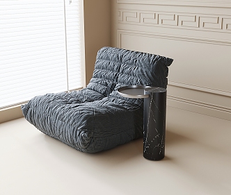 Modern Lazy Sofa Side Corner Caterpillar Sofa 3d model