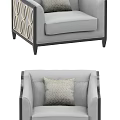 Single sofa 3d model