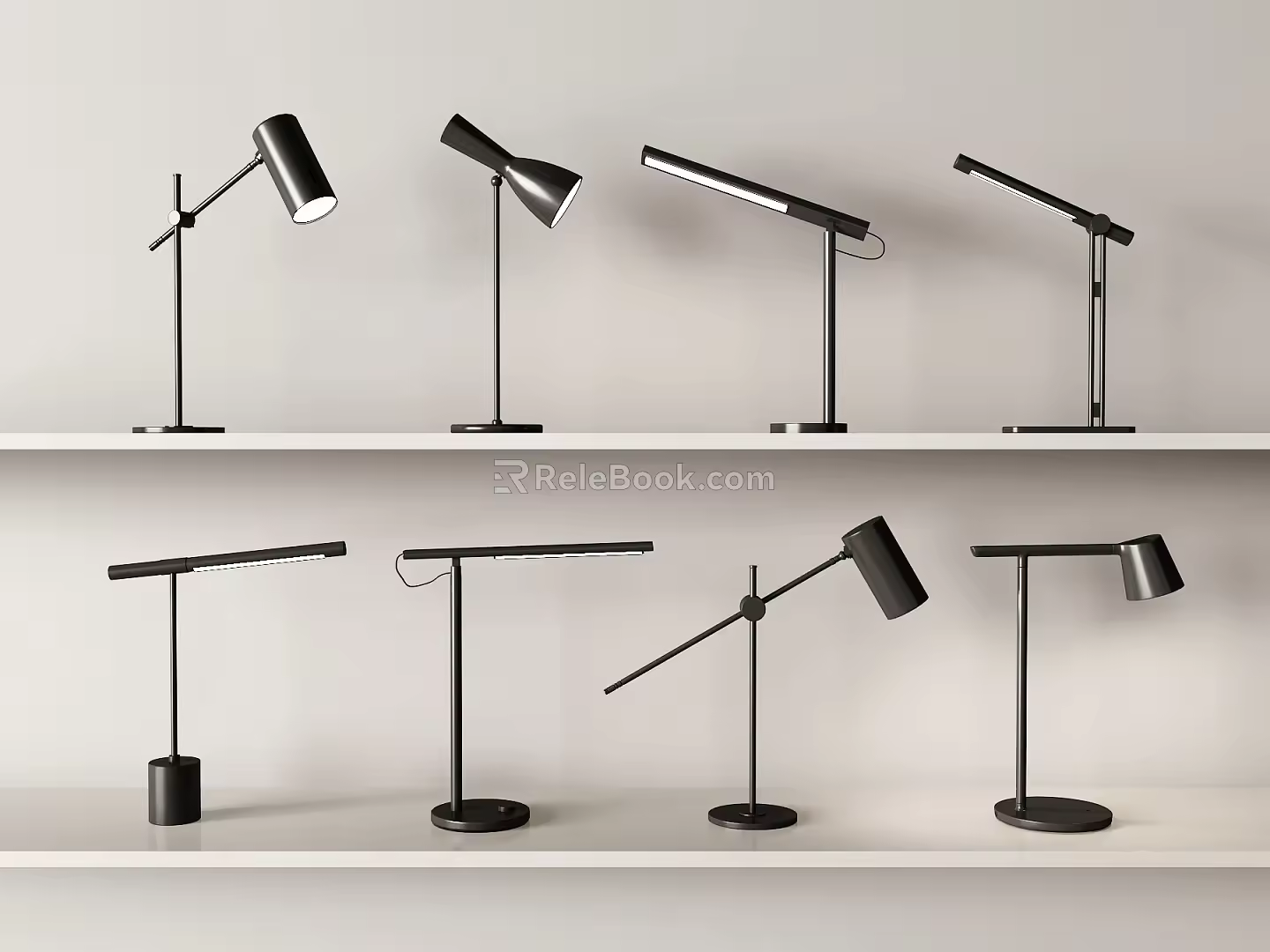 Modern Table Lamp Reading Lamp Learning Lamp Bedside Lamp Eye Protection Lamp Folding Lamp 3d model