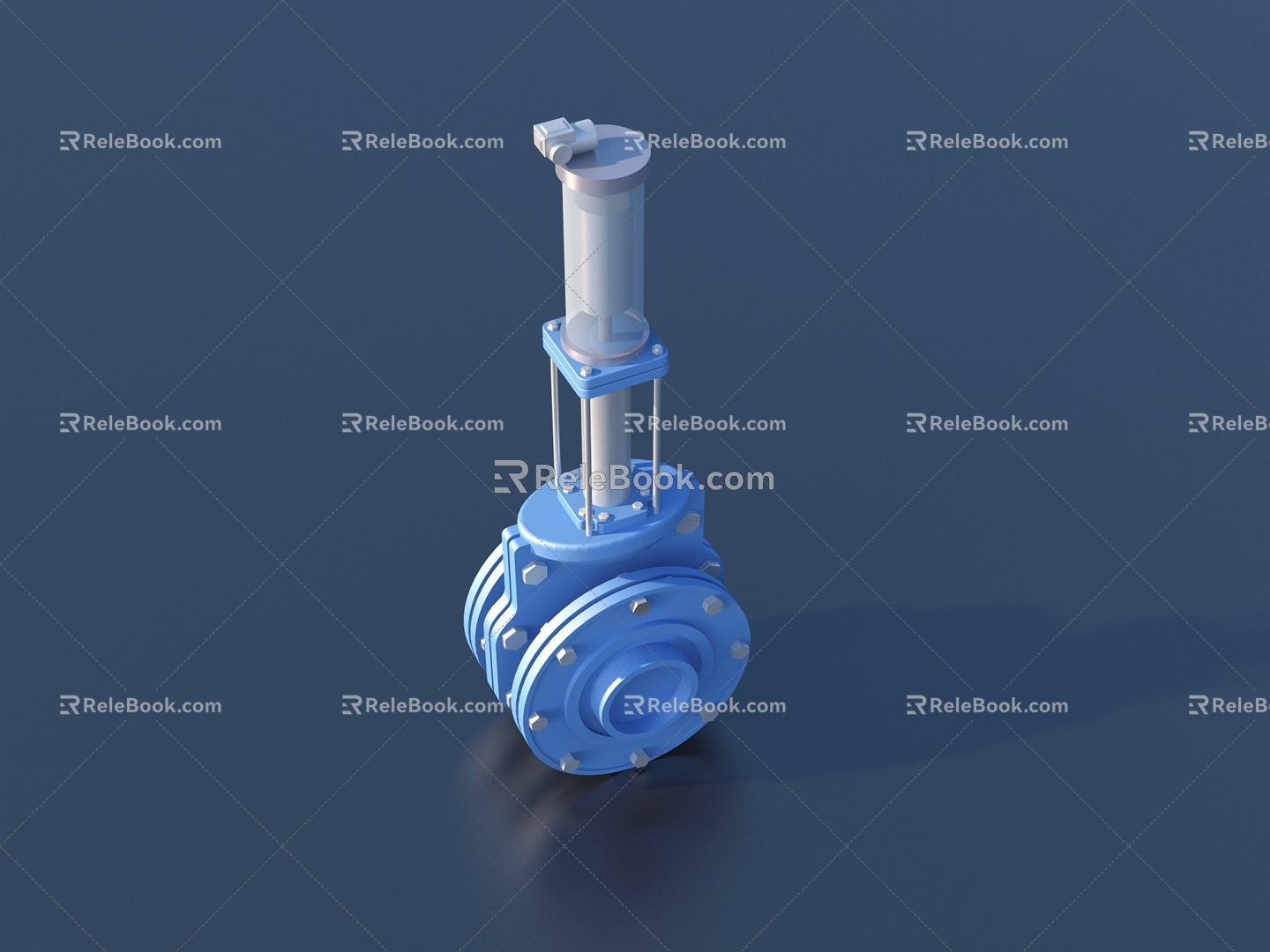 Hardware Valves Industrial Components 3d model