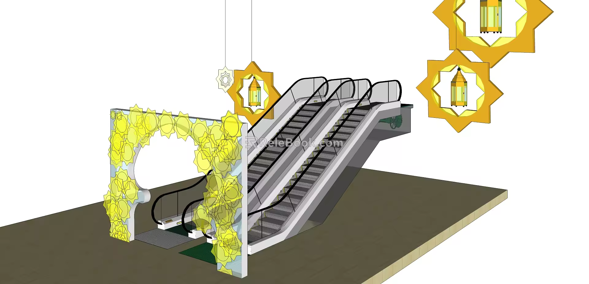 Modern Elevator 3d model