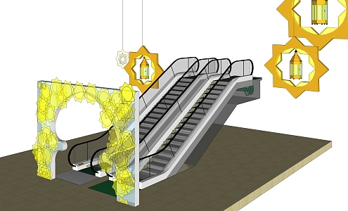 Modern Elevator 3d model