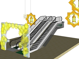 Modern Elevator 3d model