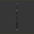 Traditional Decorative Weapon Sword With Red Scabbard Elaborate Hilt And Red Tassels