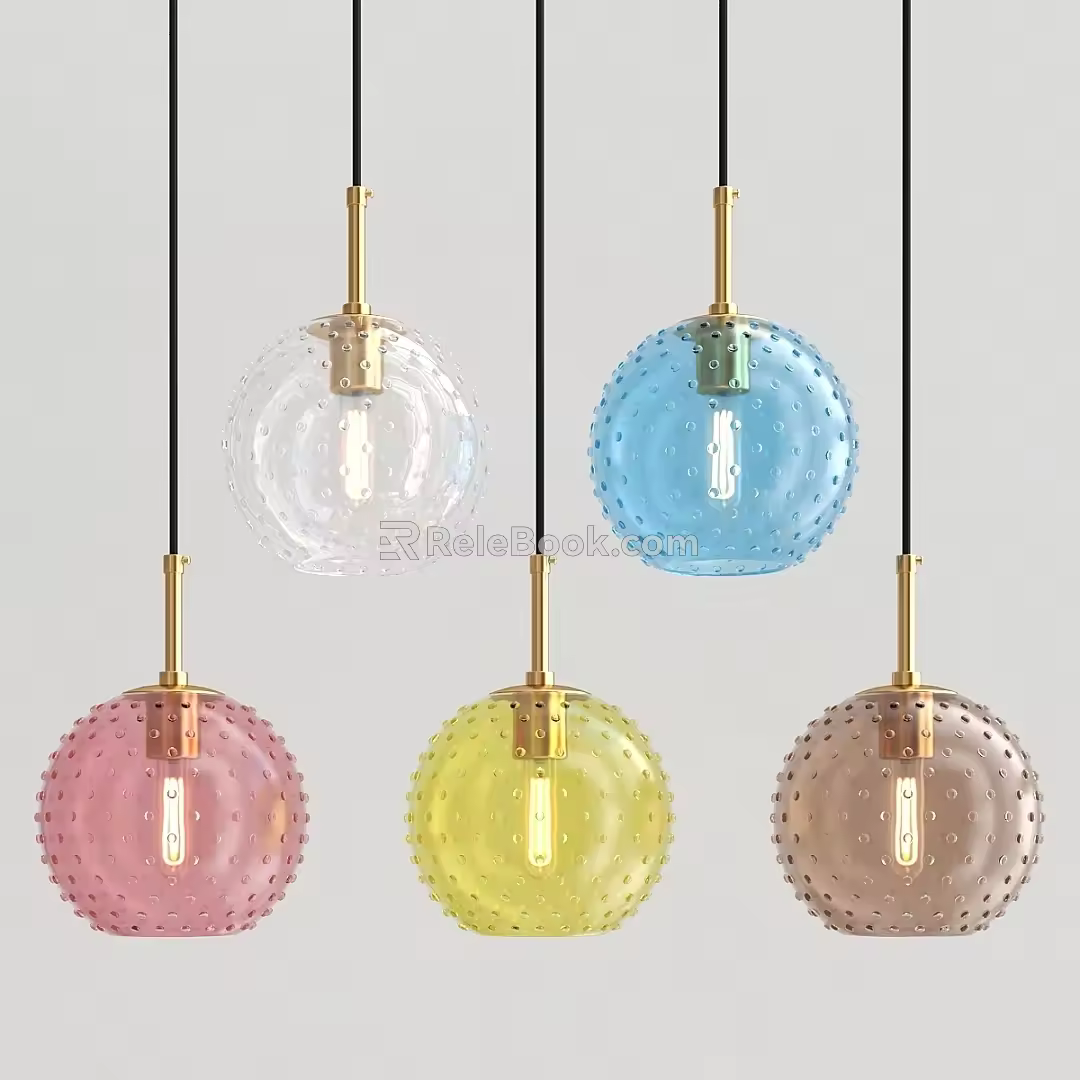 Modern chandelier Fenner lampatron lighting suspension 3d model