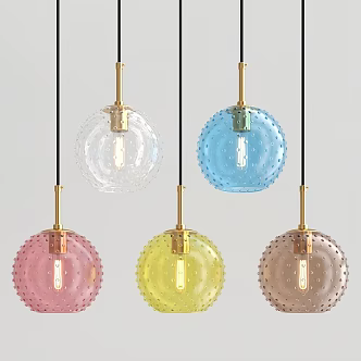 Modern chandelier Fenner lampatron lighting suspension 3d model