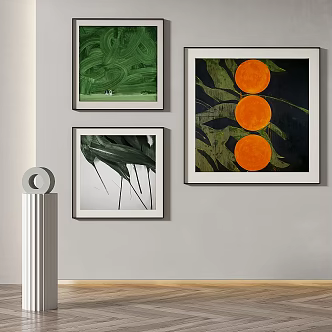 Simple Decorative Painting 3d model