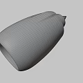 Detailed 3D Render Of Aircraft Engine Turbine With Metallic Blades And Casing