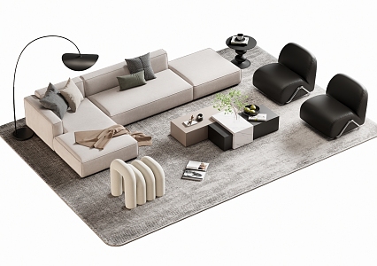 Sofa coffee table 3d model