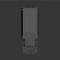 Heavy Duty Armored Military Truck With Roof Mounted Equipment And Multi Wheel Design