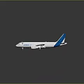 Airbus Airplane With Silver Body Blue Tail Airbus Logo And Landing Gear Displayed