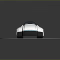 Modern White Convertible Car With Open Top And Sleek Body Design