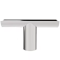 Modern Stainless Steel Single Basin Sink With Pedestal And Sleek Surface