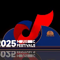 2025 Music Festivals Live Music Photo Spot With Red Note And Blue Stage
