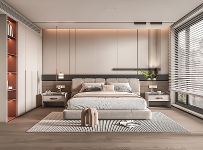 Modern Bedroom 3d model