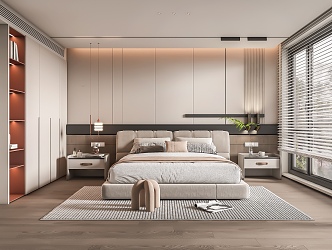 Modern Bedroom 3d model