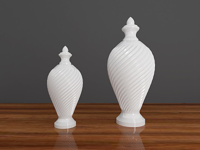 Modern ceramic ware vase model