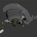 Other Batman Character Holding Tablet Device With Bats Flying Around Gray Background