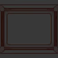 Traditional Chinese Style Square Wooden Stool With Woven Seat And Crossbar Design