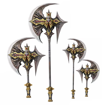 Modern Axe Game Tomahawk Hand 3d model Modern Axe Game Tomahawk Hand 3d model