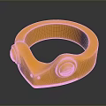 Elegant Gold Fashion Ring With Decorative Buckle And Shiny Surface