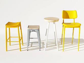 Modern Bar Stool Bar Chair Stool 3d model