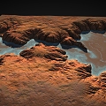 River Valley River Canyon Mountain Range Barren Mountain Wasteland Terrain Geopark Hill Hill Hill Canyon Valley 3d model