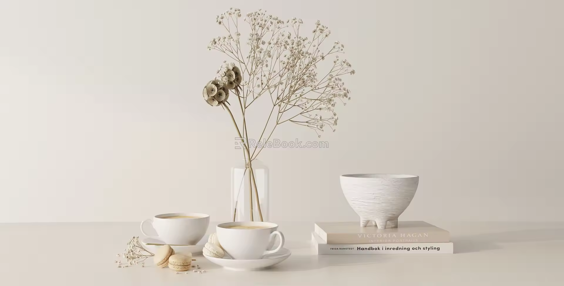 Modern ornaments combination 3d model