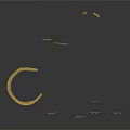 Golden Arched Architectural Windows With Multiple Various Shapes And Designs