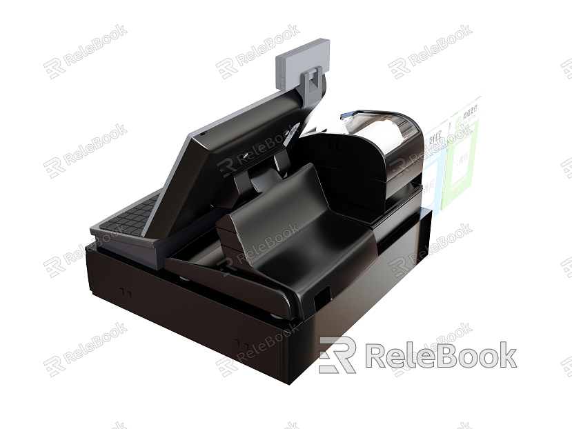 Cash register clearing machine model