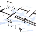 Industrial Lifting Equipment Components Including Overhead Crane Parts And Steel Frames