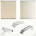 Beige Venetian Blinds For Home Window Covering With Adjustable Slats And Installation Details