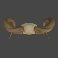 Decorative Ram Skull Taxidermy Mount For Wall Display And Home Decor