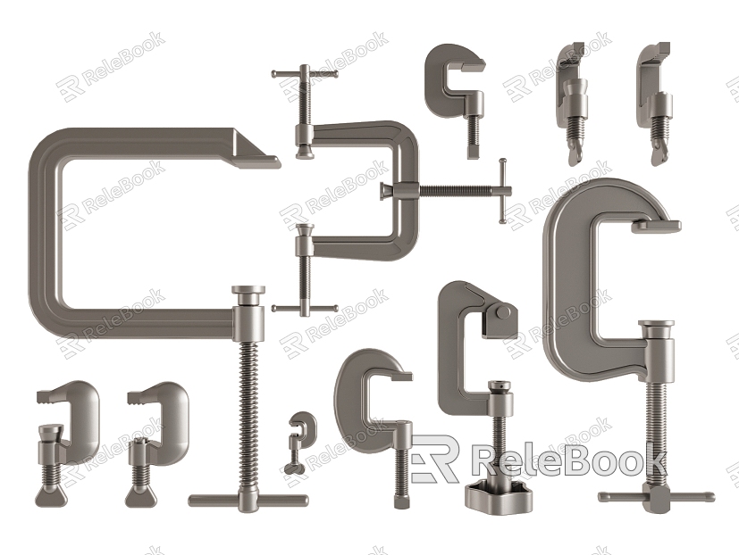 Hardware Industrial Equipment Machining Tool Fixture Metal Clip Fixer model