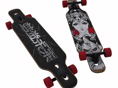 Modern Skateboard model