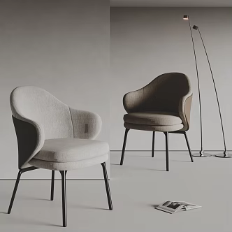 Rossin Lounge Chair Sofa Chair Recliner 3d model