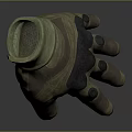 Tan Colored Daily Use Glove with Silver Protective Knuckle Plates and Comfortable Fit