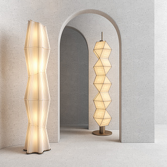 Modern floor lamp 3d model