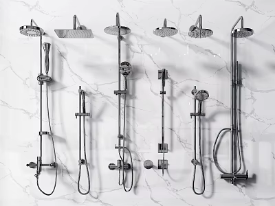 Modern Shower 3d model
