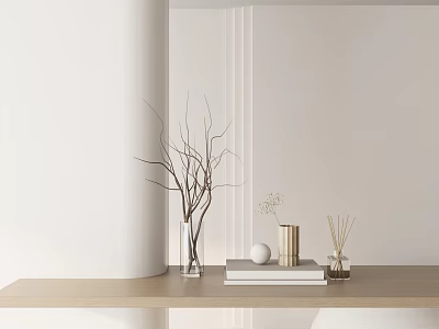 Modern ornaments combination 3d model