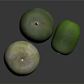 Fresh Green Mangoes On Dark Surface For Fresh Food Display And Photography