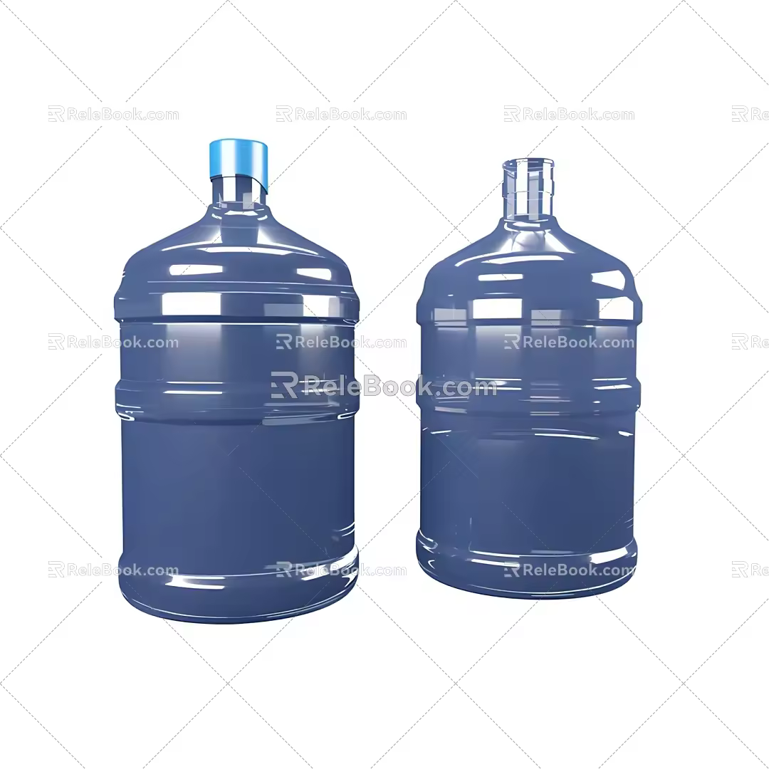 bucket drinking water machine bucket pure bucket 3d model